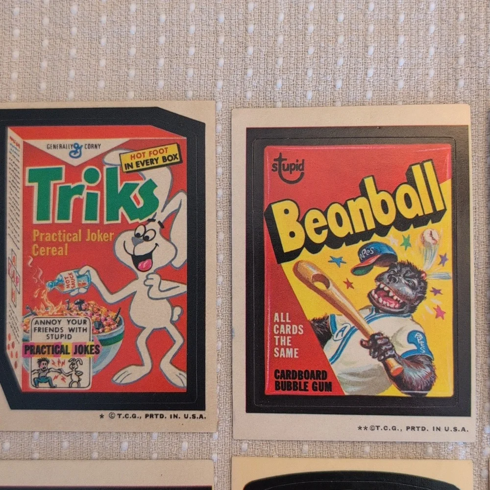 Vintage Topps Wacky Packages Stickers 1970's Set of 15